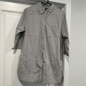 Women’s Heart Soul Button Down Vertical Stripe Blouse! Size XL!!